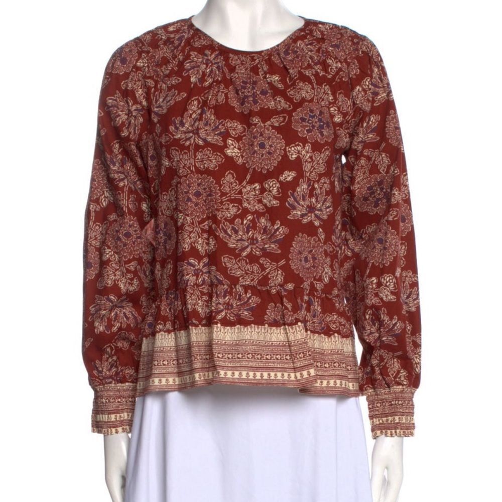 Veronica Beard Printed Blouse